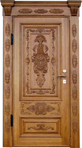 Стальная дверь Парадная дверь №38 с отделкой Массив дуба