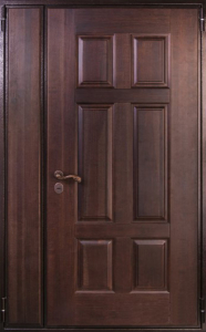 Стальная дверь Двухстворчатая дверь №20 с отделкой МДФ ПВХ