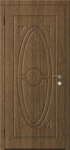 Стальная дверь МДФ №154 с отделкой МДФ ПВХ