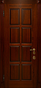 Стальная дверь Порошок №5 с отделкой Массив дуба