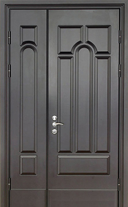 Стальная дверь Двухстворчатая дверь №27 с отделкой МДФ ПВХ