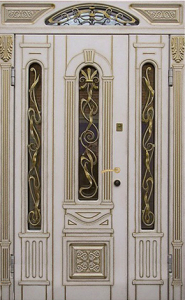 Стальная дверь Парадная дверь №77 с отделкой Массив дуба