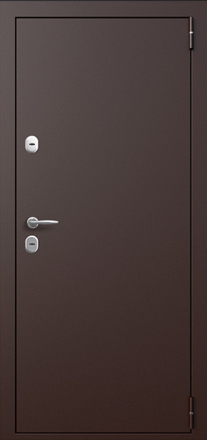 Железная дверь для офиса с цилиндровым замком №16
