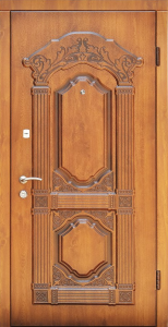 Стальная дверь Парадная дверь №381 с отделкой Массив дуба